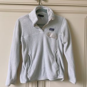 Cozy white patagonia fleece